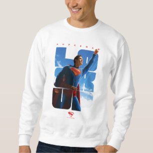 Sweatshirt Superman regarde Pose