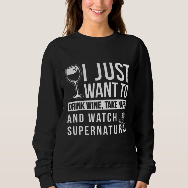 Sweatshirt Supernaturel pour les femmes hommes (Devant)