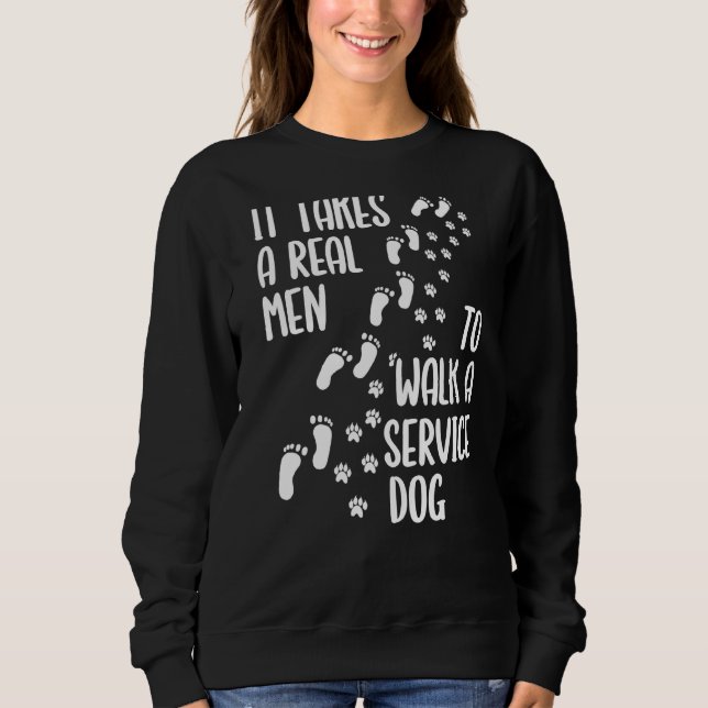 Sweatshirt Support Chien En Formation Patch Support Émotionne (Devant)