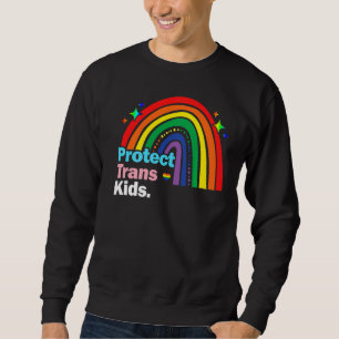 Sweatshirt Support Lgbt Protéger Trans Kid Pride Lgbt Arc-en-