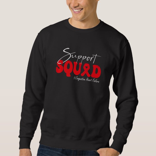 Sweatshirt Support Squad Congestive Heart Failure Awareness R (Devant)