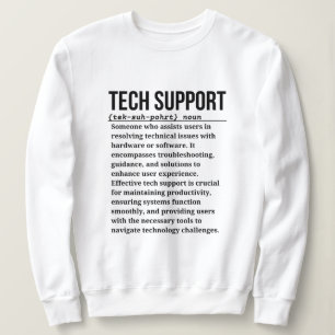 Sweatshirt Support technique