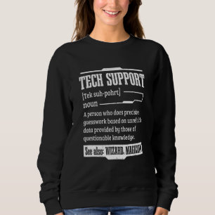 Sweatshirt Support technique Définition de l'ordinateur