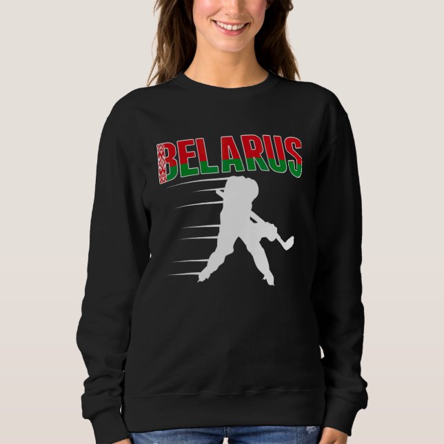 Sweatshirt Supporters de hockey sur glace de Biélorussie  Équ (Devant)