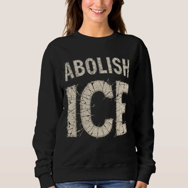 Sweatshirt Supprimer la protestation en gras ICE - droits de  (Devant)