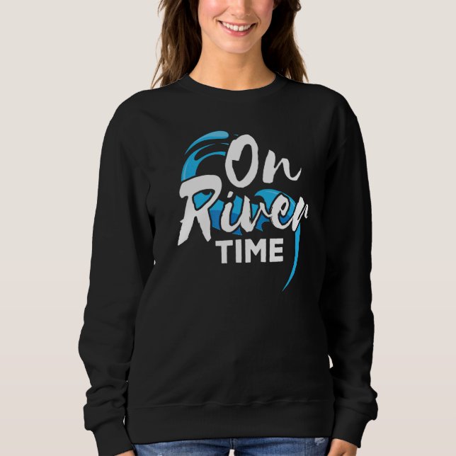 Sweatshirt Sur La Rivière Relaxant Sur La Rivière (Devant)