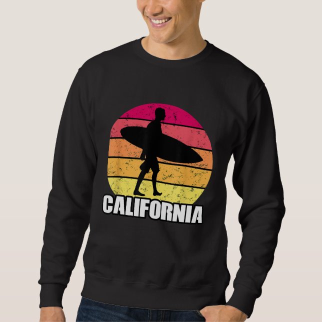 Sweatshirt Surf California Surfer Surf (Devant)