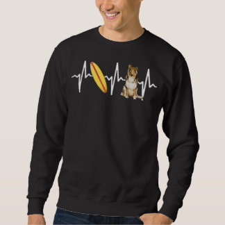 Sweatshirt Surf Collie Heartbeat Chien