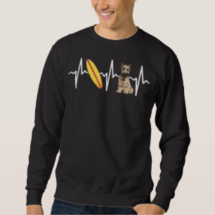 Sweatshirt Surf Skye Terrier Heartbeat Chien