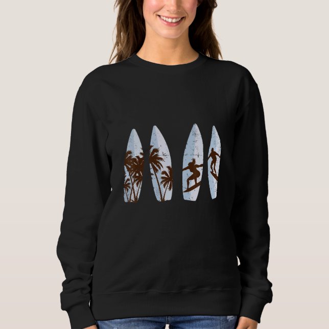 Sweatshirt Surf Surfkini Planche Surf Surf Kites Su (Devant)
