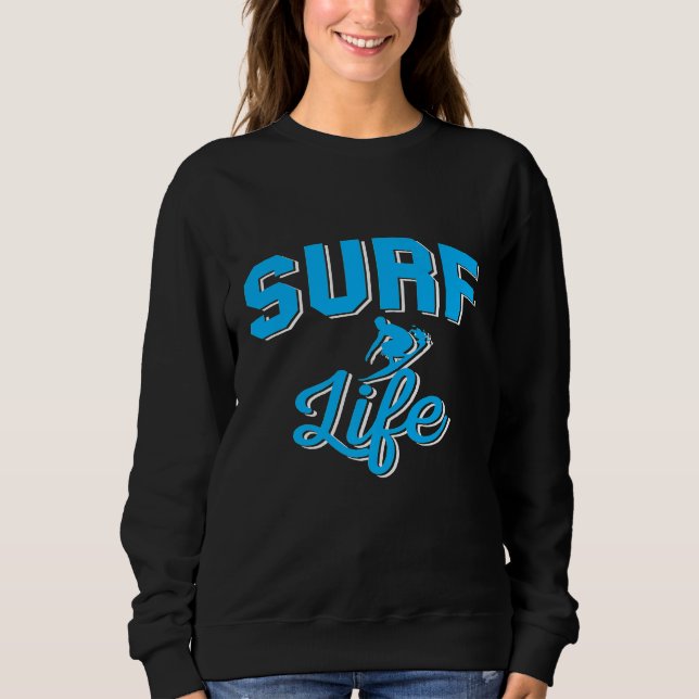 Sweatshirt Surf vie Premium (Devant)