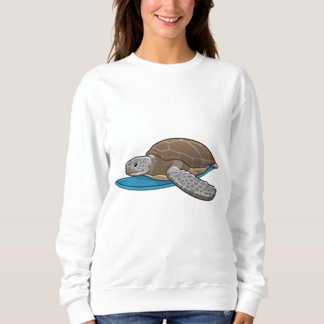 Sweatshirt Surfer sur tortue (Devant)