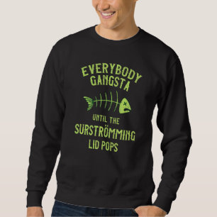 Sweatshirt Surstromming poisson fierté suédoise