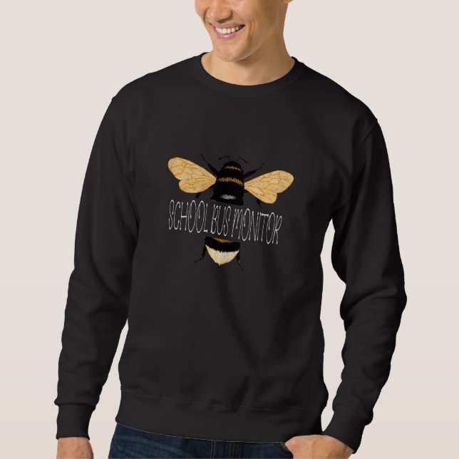 Sweatshirt Surveillante de bus scolaire pour femmes Abeille e (Devant)