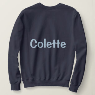 Sweatshirt Survêtement pour femmes bleu marine personnalisé