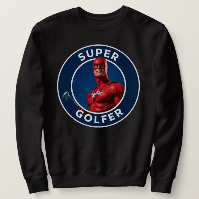 Sweatshirt Survêtement Super Golfeur (Design devant)