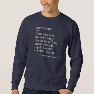 Sweatshirt Survivant : Cou de l'équipage