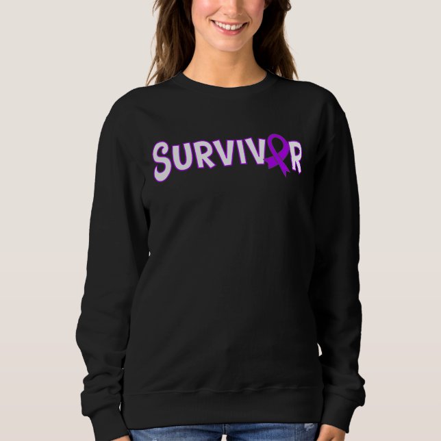 Sweatshirt Survivant d'Abus Narcissique Violence Conjugale Al (Devant)