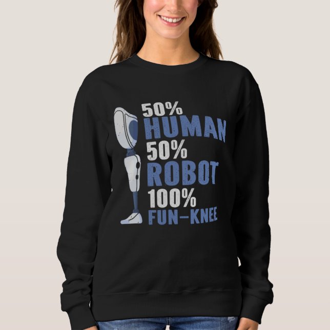 Sweatshirt Survivant d'amputation pour prothèse de jambe (Devant)
