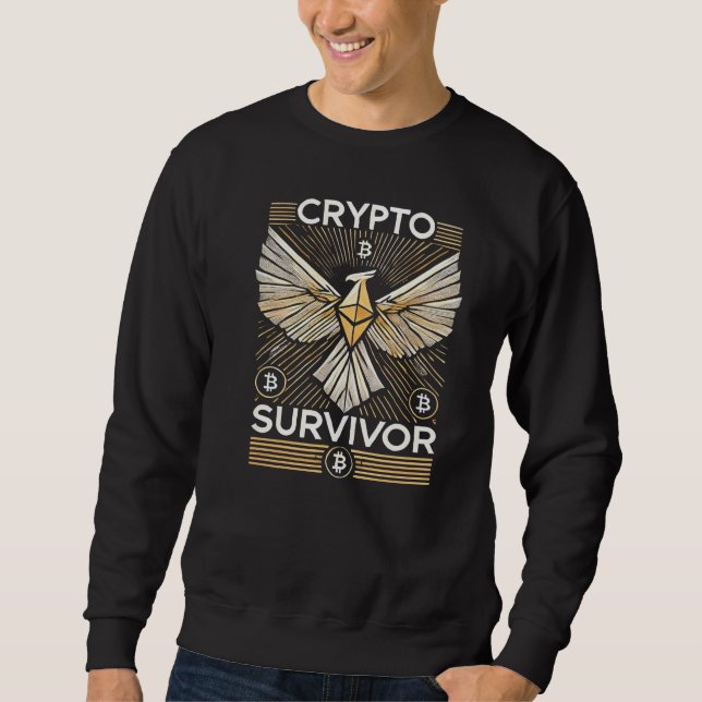 Sweatshirt Survivant de Crypto (Devant)