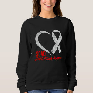 Sweatshirt Survivant de l'attaque cardiaque Scad survit Guerr
