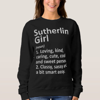 Sweatshirt Sutherlin Girl Ou Oregon Funny City Accueil Racine