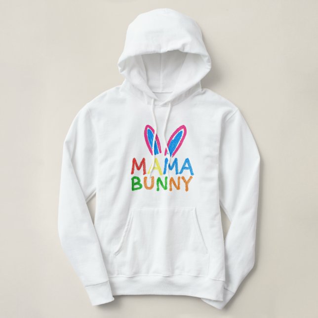 Sweatshirt Sweat - shirt à capuche de Mama Bunny (Design devant)
