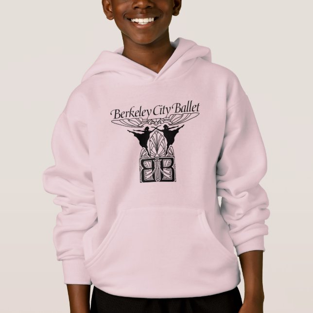 Sweatshirt Sweat - shirt à capuche enfant - Rose (Devant)