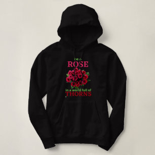 sweatshirt sweat - shirt à capuche "SOIS ROSE..."