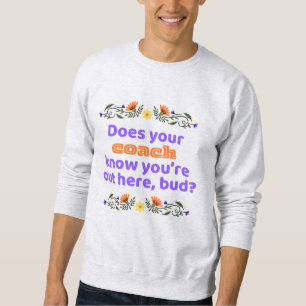 Sweatshirt Sweat-shirt à col ras du cou pour hommes le coach