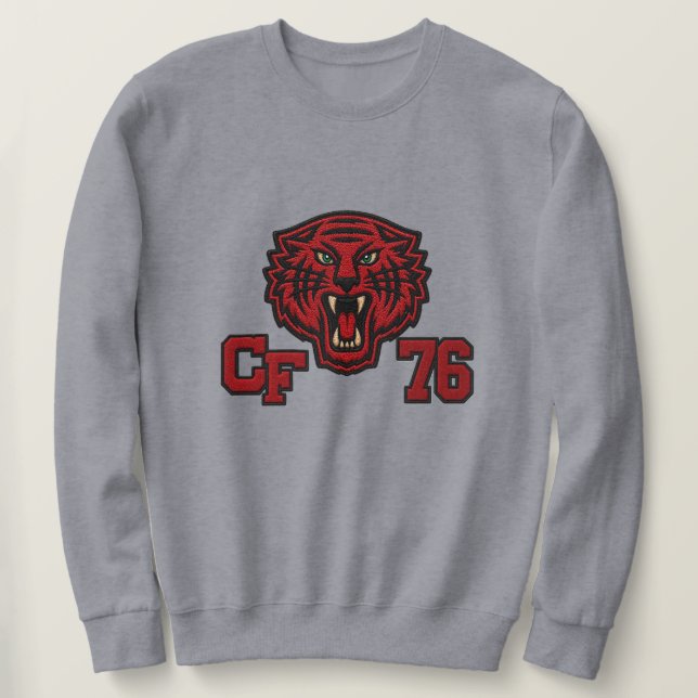 Sweatshirt Sweat-shirt à manches longues rétro CFHS Letterman (Design devant)