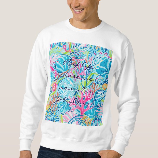 Sweatshirt Sweat-shirt à motif graphique stylé (Devant)