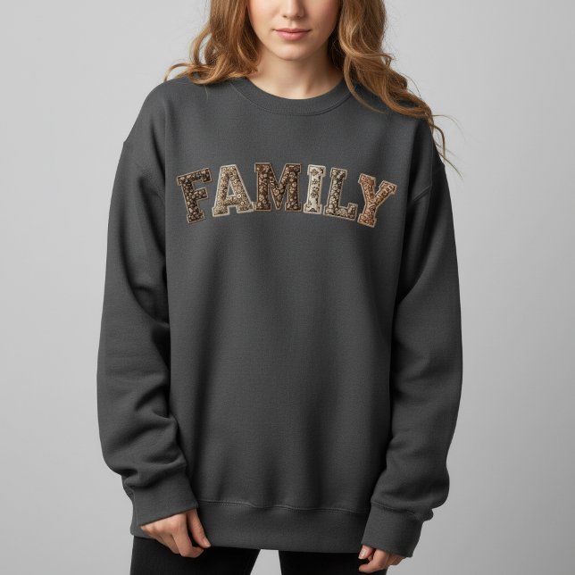 Sweatshirt Sweat-shirt à patchwork familial (Créateur téléchargé)