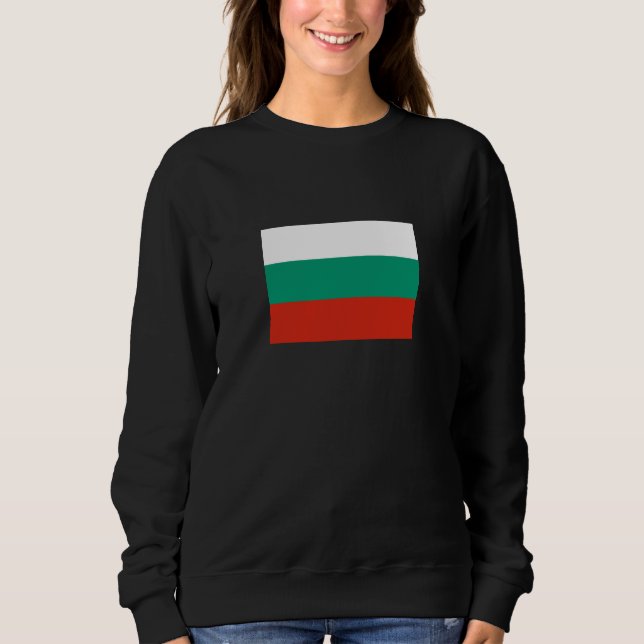 Sweatshirt Sweat-shirt au drapeau patriotique bulgare (Devant)