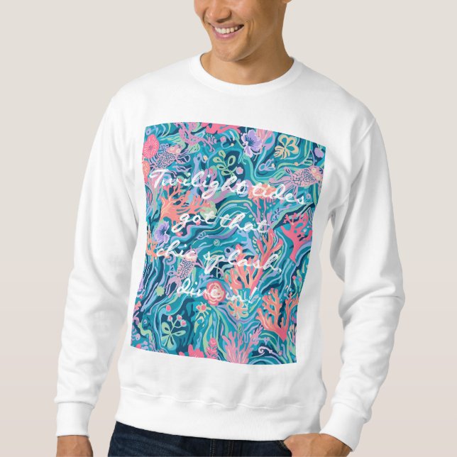 Sweatshirt Sweat-shirt au graphique élégant (Devant)