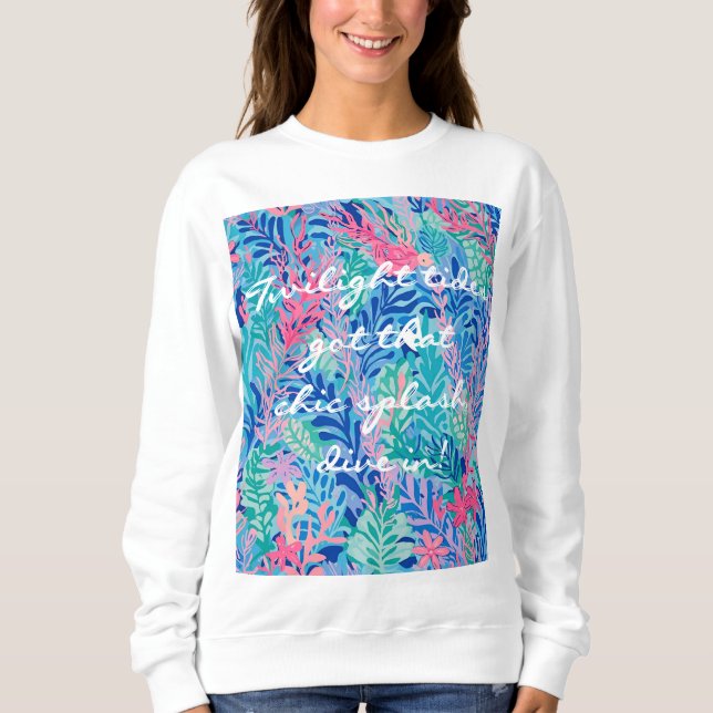 Sweatshirt Sweat-shirt au graphique élégant (Devant)