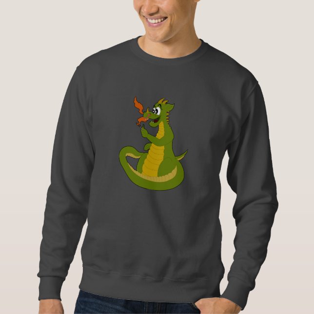 Sweatshirt Sweat-shirt avec dragon de dessin animé (Devant)