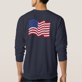 Sweatshirt Sweat-shirt avec drapeau américain qui flotte