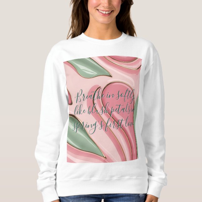 Sweatshirt Sweat-shirt avec graphique abstrait stylé (Devant)
