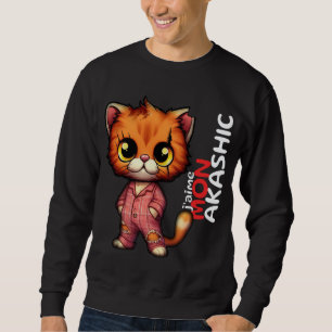 Sweatshirt Sweat-Shirt Chat   J'aime Mon Akashic