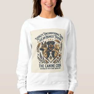 Sweatshirt Sweat-shirt Cute Dog Mom pour femmes   Cadeau conf