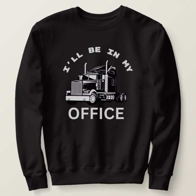 Sweatshirt Sweat-Shirt Dans Mon Bureau (Design devant)