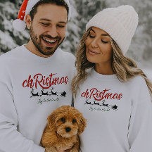 Sweat-shirt de Noël assorti pour couple