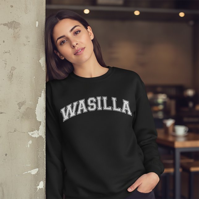 Sweatshirt Sweat-shirt de style universitaire Wasilla Amériqu (Créateur téléchargé)