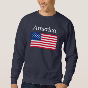 Sweatshirt Sweat-shirt Drapeau Américain