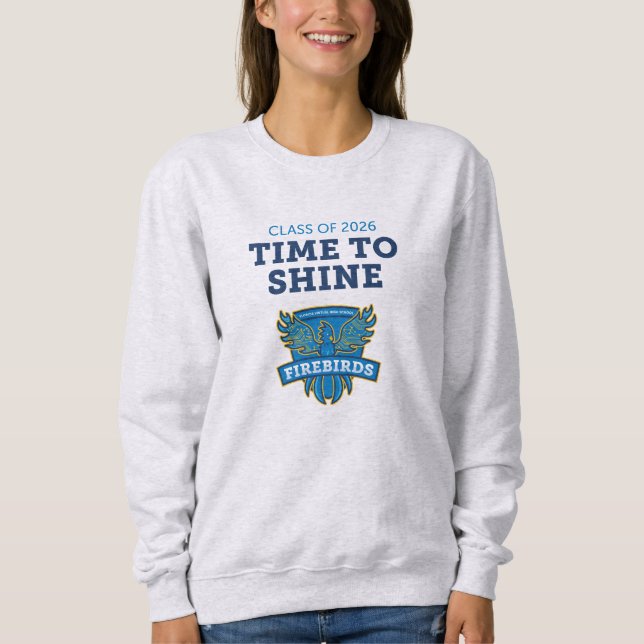 Sweatshirt Sweat-shirt FVHS Time to Shine (Cendre) (Devant)