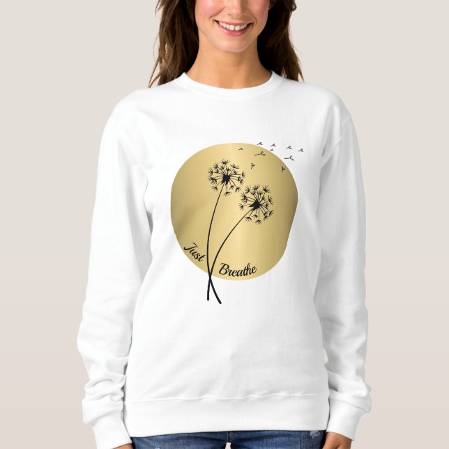 Sweatshirt Sweat-shirt Just Breathe (Devant)