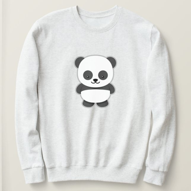 Sweatshirt Sweat-shirt panda design (Design devant)