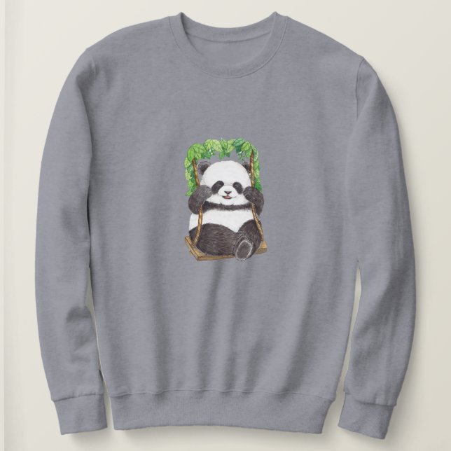 Sweatshirt Sweat-shirt panda design (Design devant)