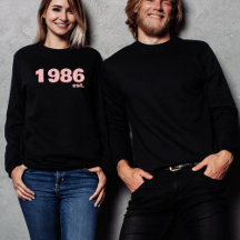 Sweat-shirt personnalisé 40 ans typographie amusan